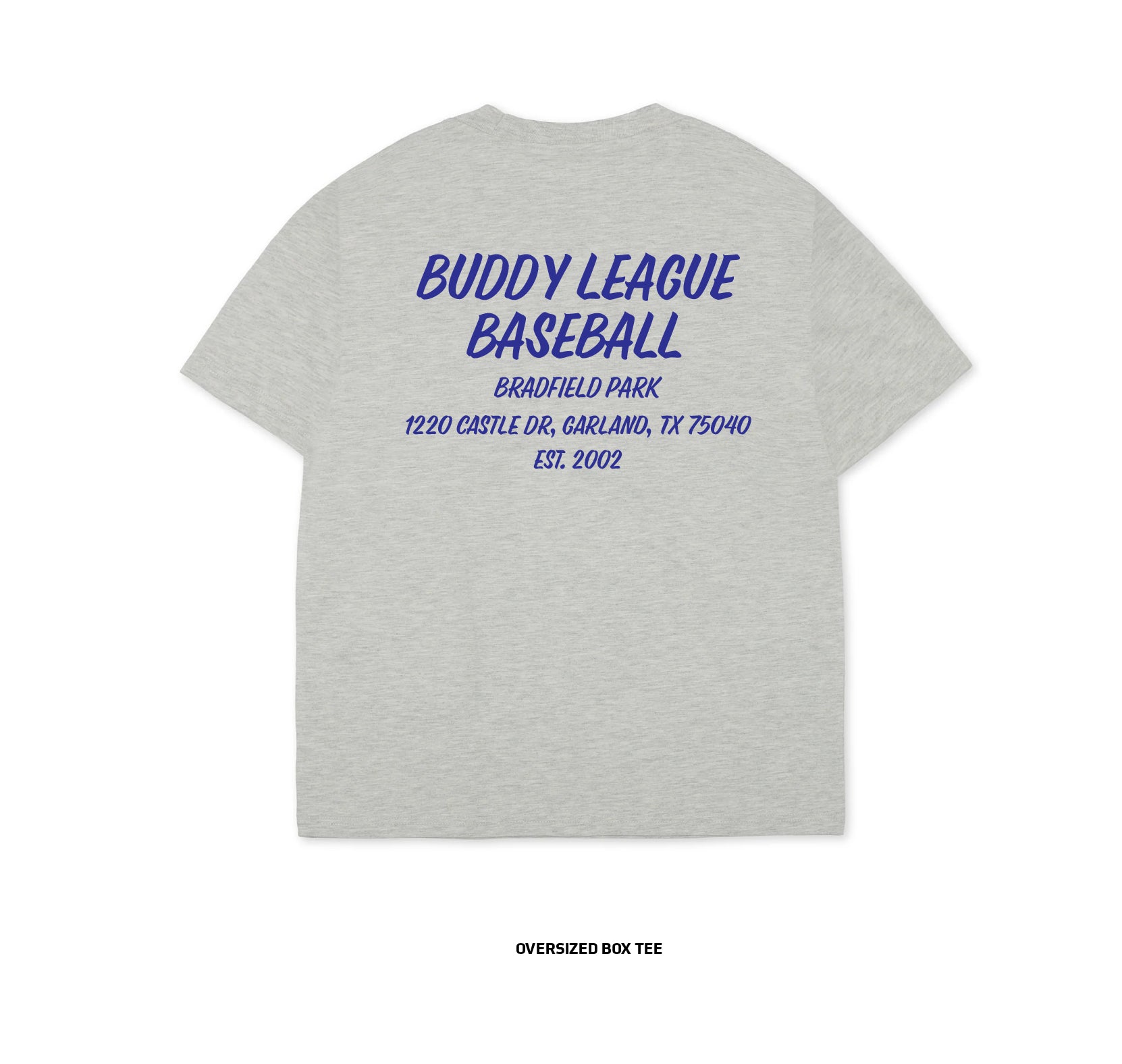 Buddy League Info Tee